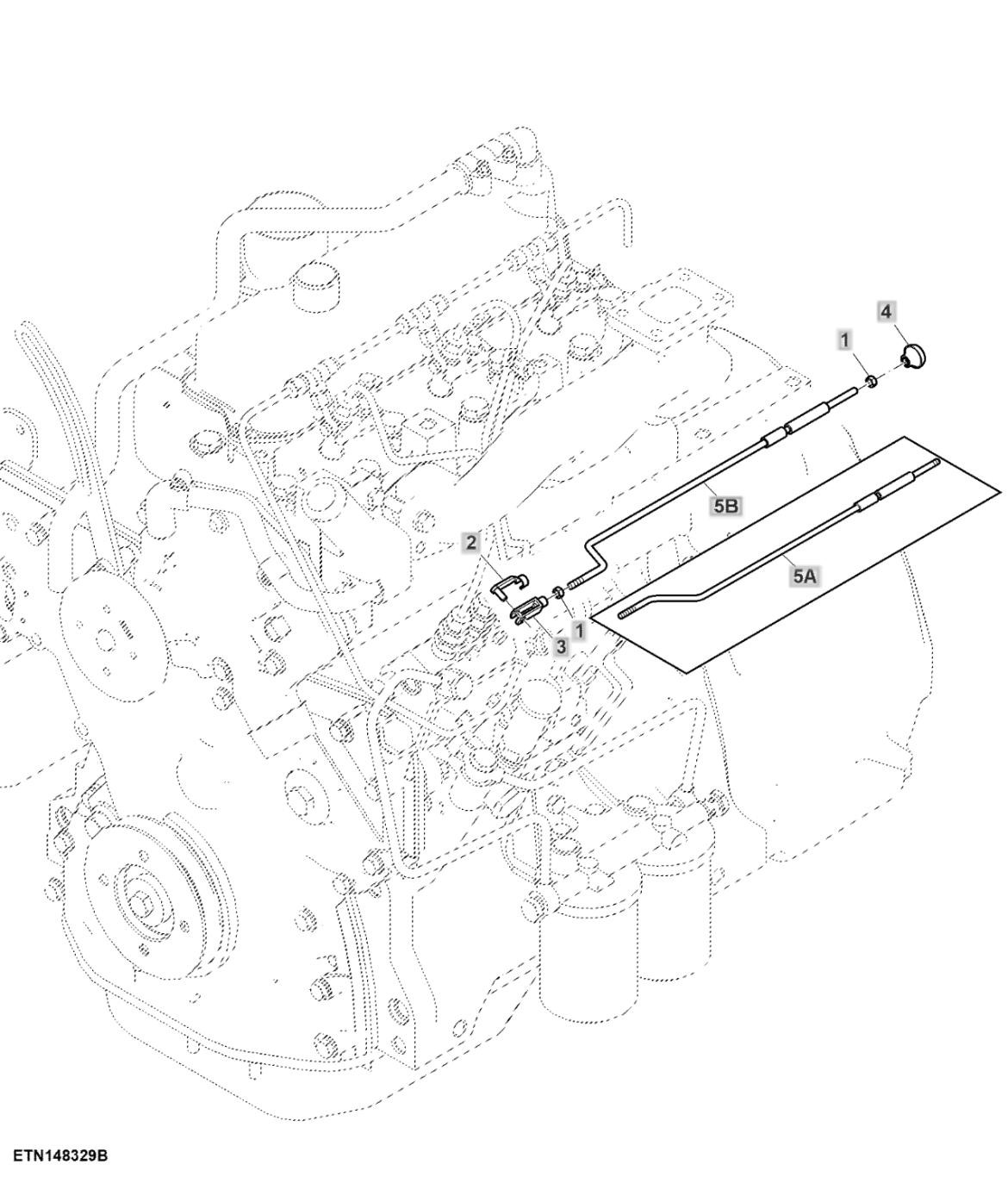 Nút ngắt nhiên liệu, tỷ lệ vận tốc động cơ 2100 RPM